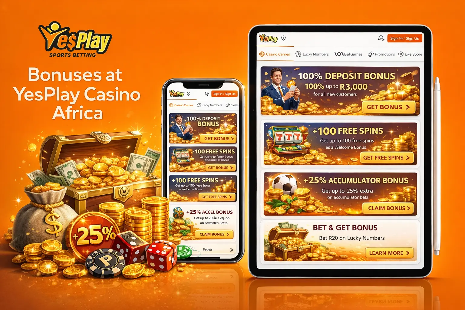 Bonuses at YesPlay Casino Africa – Welcome Offers and Ongoing Promotions