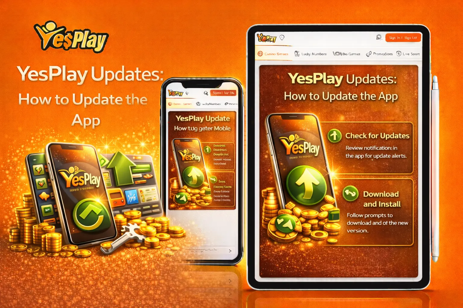 YesPlay Updates – How to Update the App on Android and iOS Devices