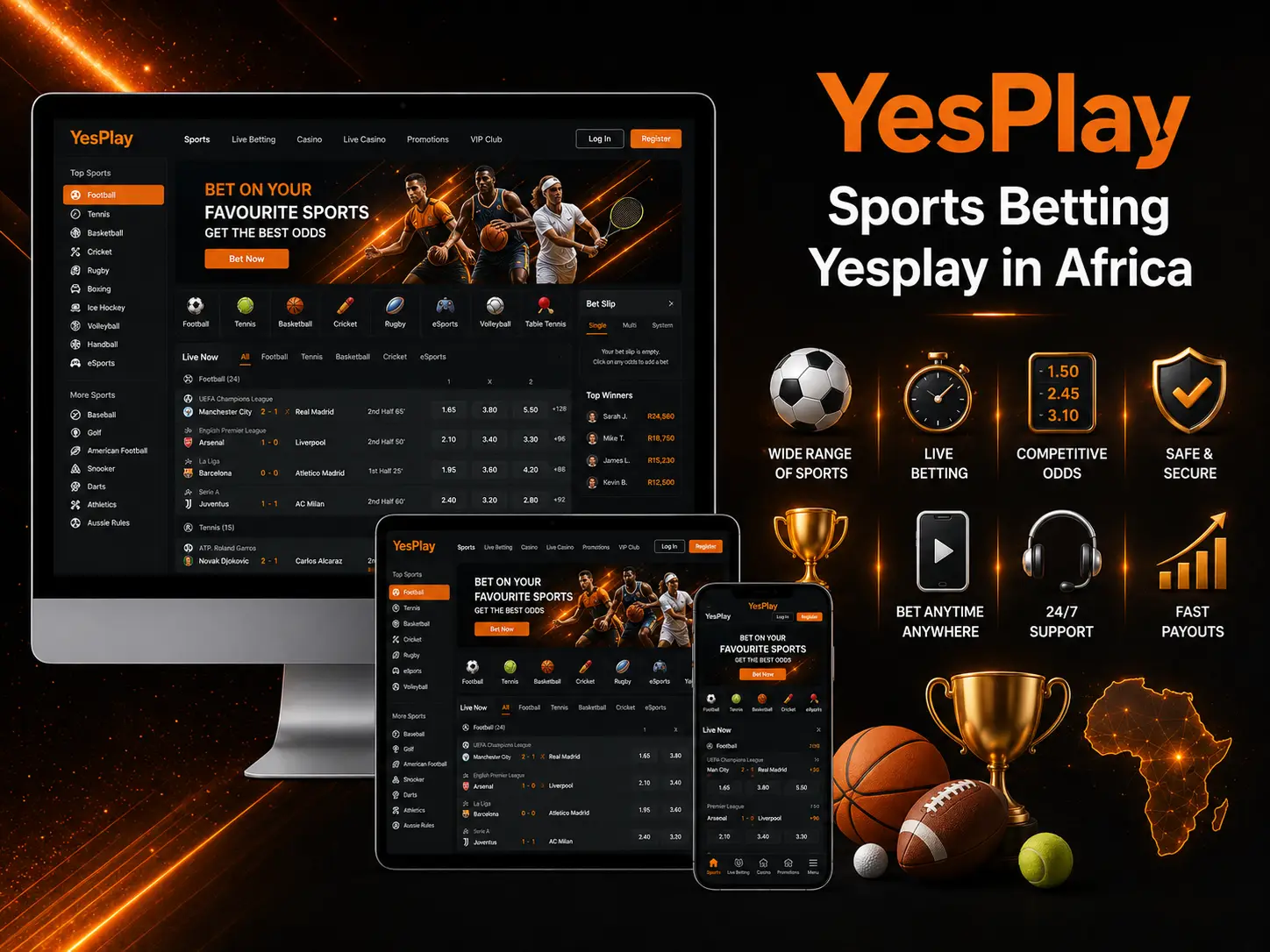Sports Betting Yesplay in Africa